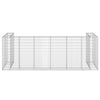 gabionvæg til affaldsspand 325x100x110 cm galvaniseret stål