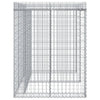 gabionvæg til skraldespand 192x91x120 cm galvaniseret jern