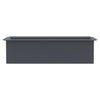 blomsterkasser til Euro-paller 12 stk. 36x13,5x9,5 cm PP grå
