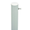 sammenrullelig sidemarkise til terrassen 180x600 cm cremefarvet