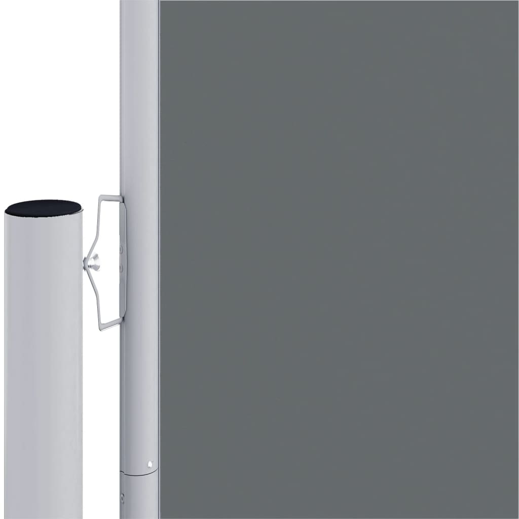 sammenrullelig sidemarkise 180x600 cm antracitgrå