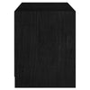 tv-bord 104x33x41 cm massivt fyrretræ sort