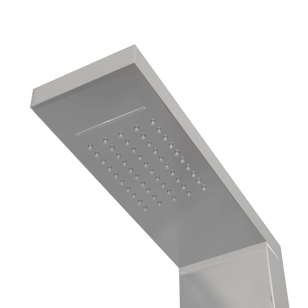 brusepanel rustfrit stål firkantet