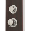 brusepanel glas brun