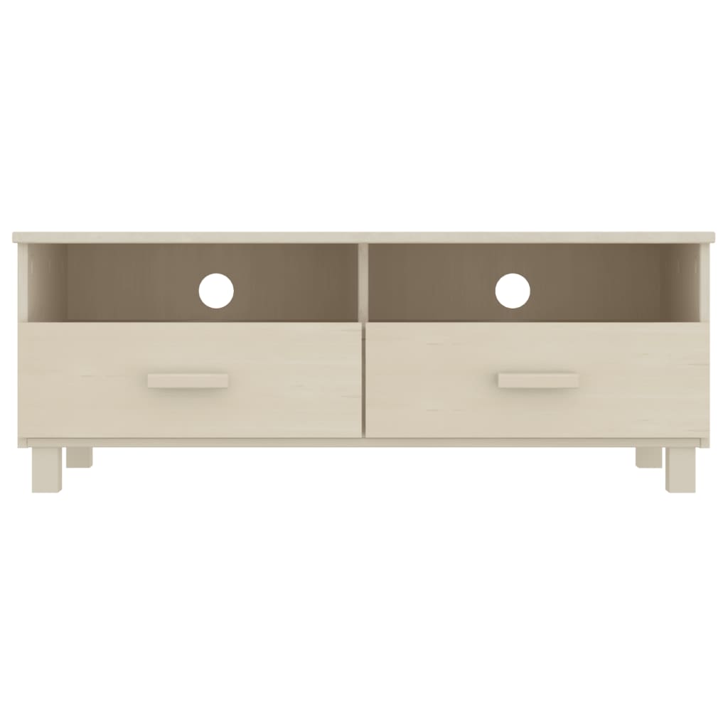 tv-skab HAMAR 106x40x40 cm massivt fyrretræ honningbrun