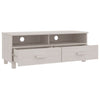 tv-skab HAMAR 106x40x40 cm massivt fyrretræ hvid
