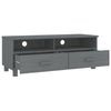 tv-skab HAMAR 106x40x40 cm massivt fyrretræ mørkegrå