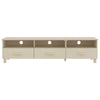 tv-skab HAMAR 158x40x40 cm massivt fyrretræ honningbrun