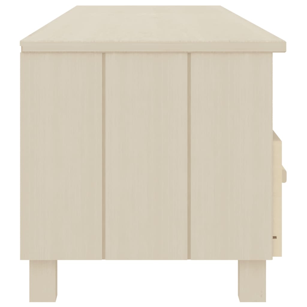 tv-skab HAMAR 158x40x40 cm massivt fyrretræ honningbrun
