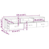 tv-skab HAMAR 158x40x40 cm massivt fyrretræ honningbrun