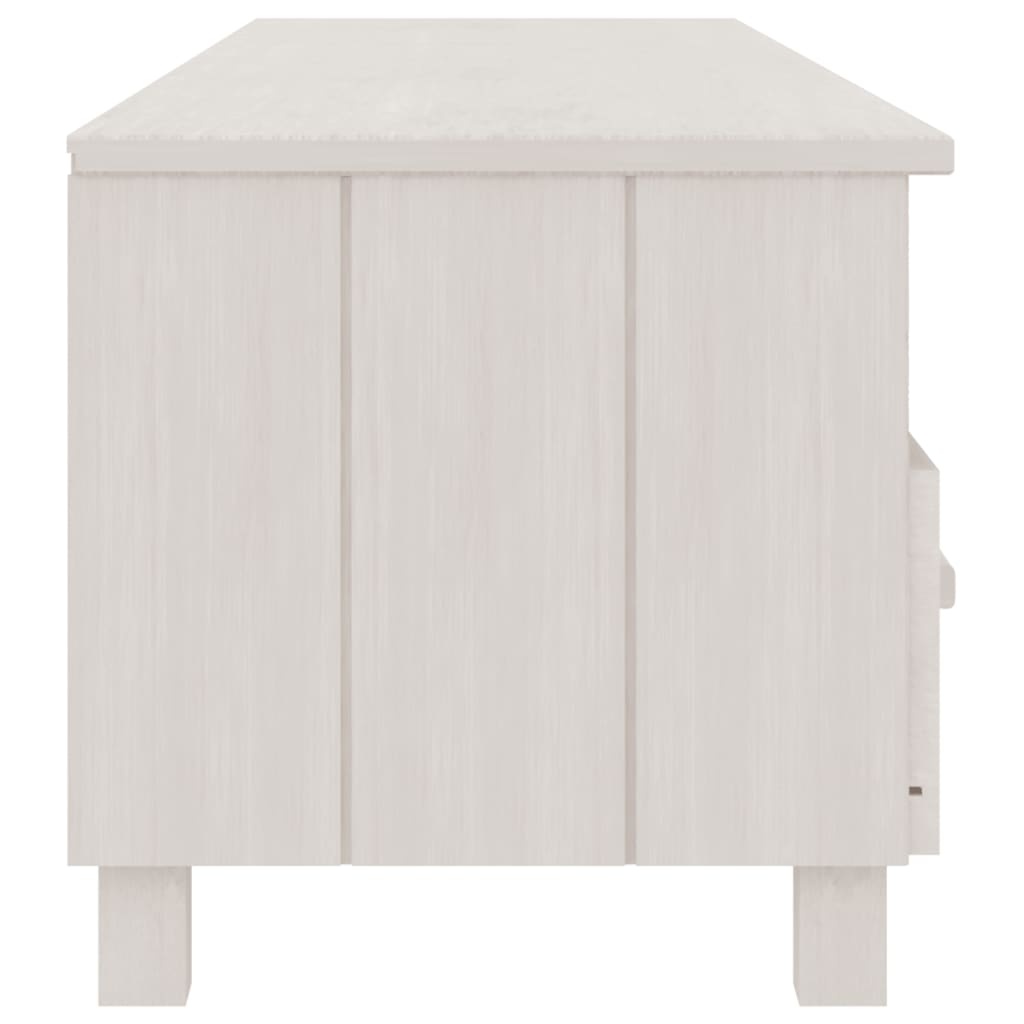 tv-skab HAMAR 158x40x40 cm massivt fyrretræ hvid