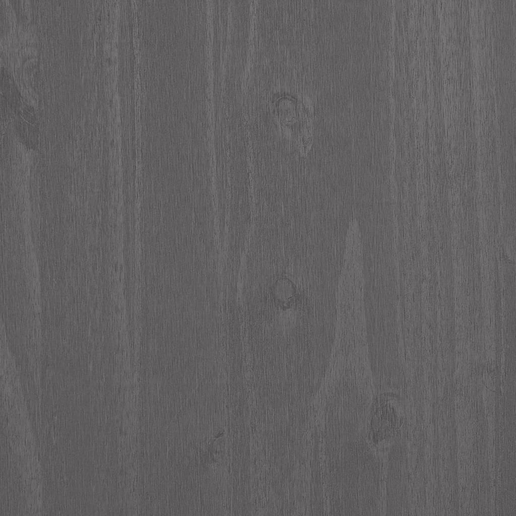 overdel til skænk HAMAR 85x35x100 cm massivt fyrretræ lysegrå