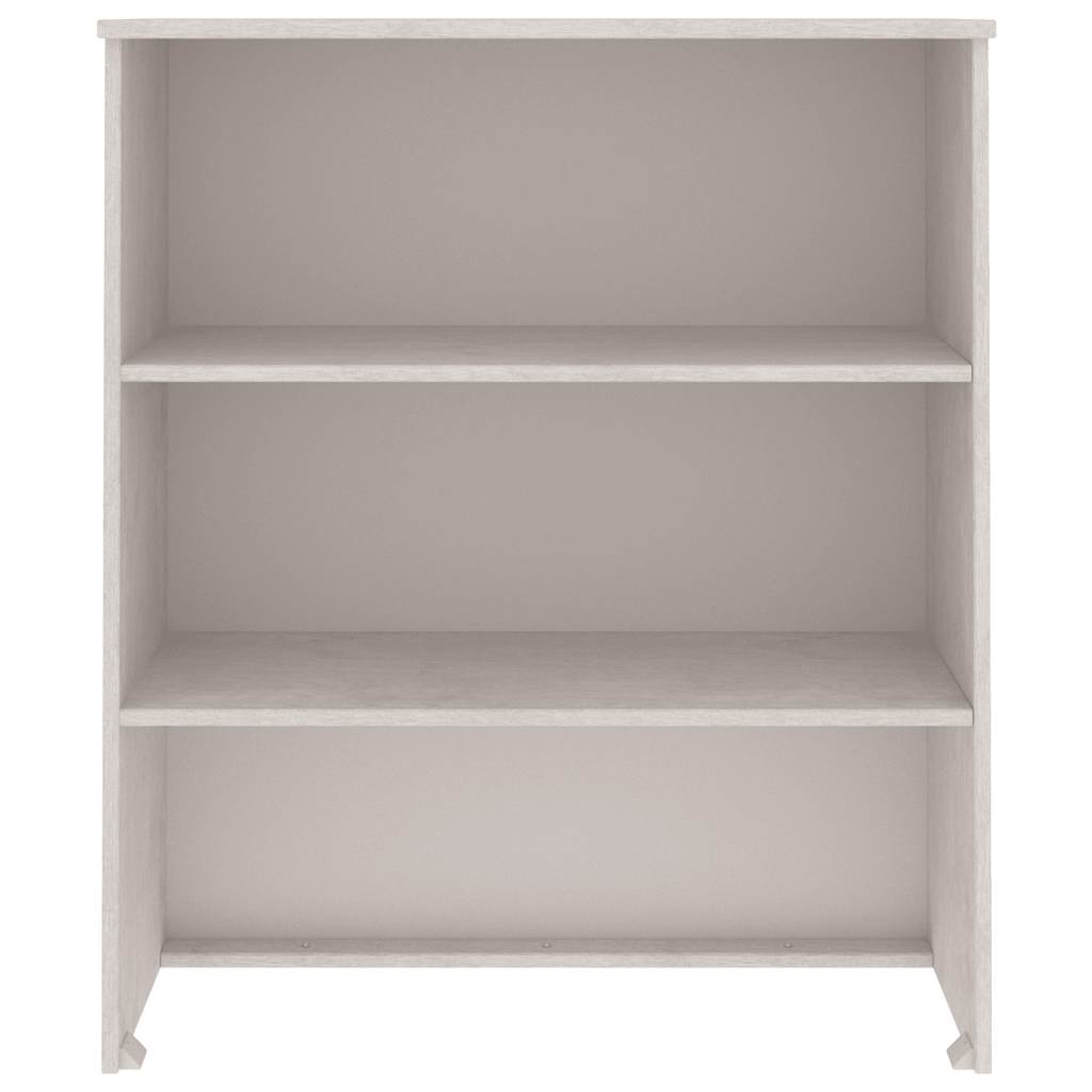 overdel til skænk HAMAR 85x35x100 cm massivt fyrretræ hvid