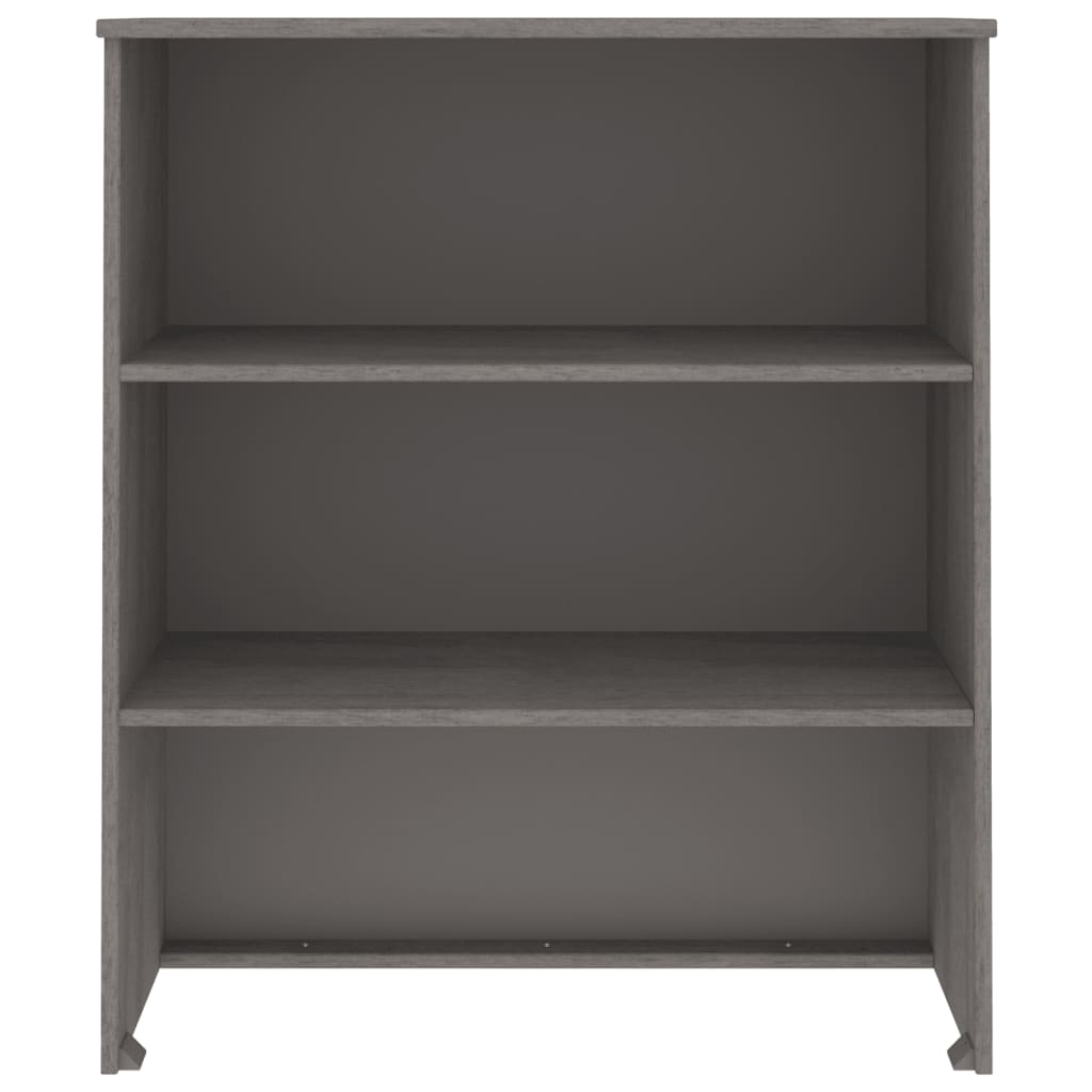 overdel til skænk HAMAR 85x35x100 cm massivt fyrretræ lysegrå