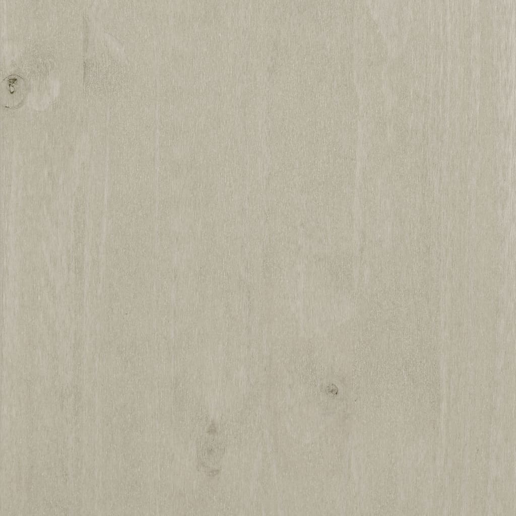 skoskab HAMAR 59,5x35x117 cm massivt fyrretræ hvid