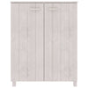 skoskab HAMAR 85x40x108 cm massivt fyrretræ hvid