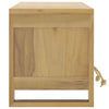 tv-bord 110x30x35 cm massivt teaktræ