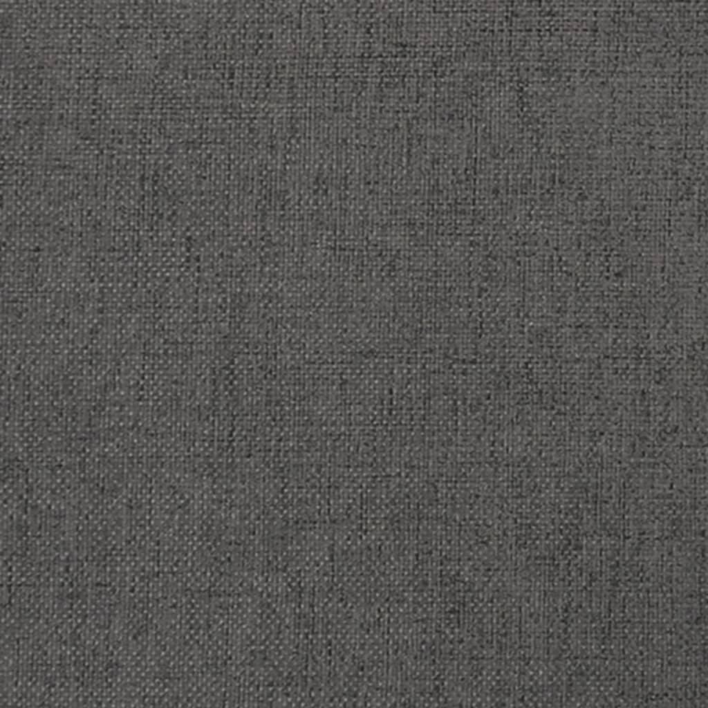 fodskammel 45x29,5x35 cm stof mørkegrå