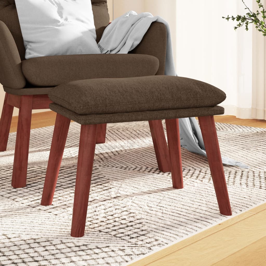 fodskammel 45x29,5x35 cm stof brun