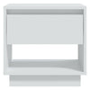 sengeborde 2 stk. 45x34x44 cm konstrueret træ hvid