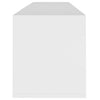 tv-bord 120x30x40,5 cm konstrueret træ hvid
