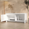 tv-bord 90x35x40 cm konstrueret træ hvid
