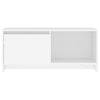 tv-bord 90x35x40 cm konstrueret træ hvid