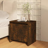 sengeborde 2 stk. 45x34x44,5 cm konstrueret træ røget egetræ