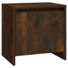 sengeborde 2 stk. 45x34x44,5 cm konstrueret træ røget egetræ