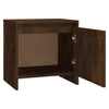 sengeborde 2 stk. 45x34x44,5 cm konstrueret træ røget egetræ