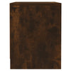 sengeborde 2 stk. 45x34x44,5 cm konstrueret træ røget egetræ