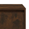 sengeborde 2 stk. 45x34x44,5 cm konstrueret træ røget egetræ