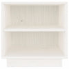 sengeborde 2 stk. 40x34x40 cm massivt fyrretræ hvid