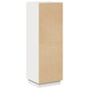 højskab 37x34x110 cm massivt fyrretræ hvid