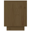 sengebord 40x30x40 cm massivt fyrretræ gyldenbrun