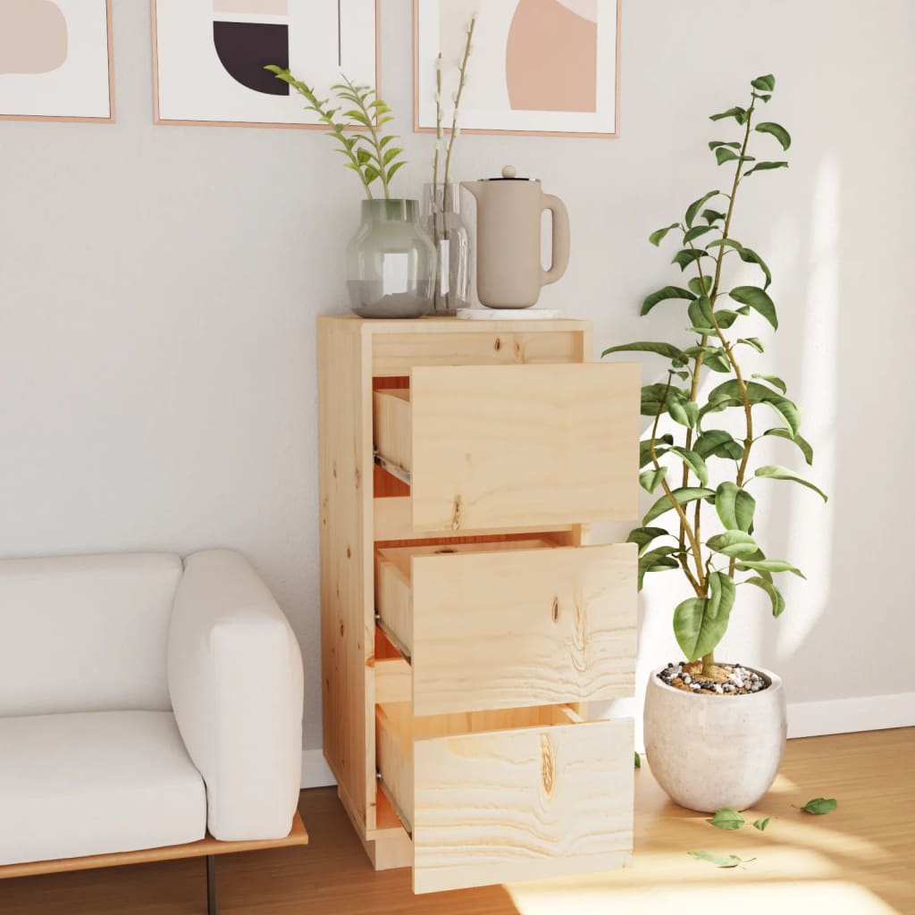 skænk 32x34x75 cm massivt fyrretræ