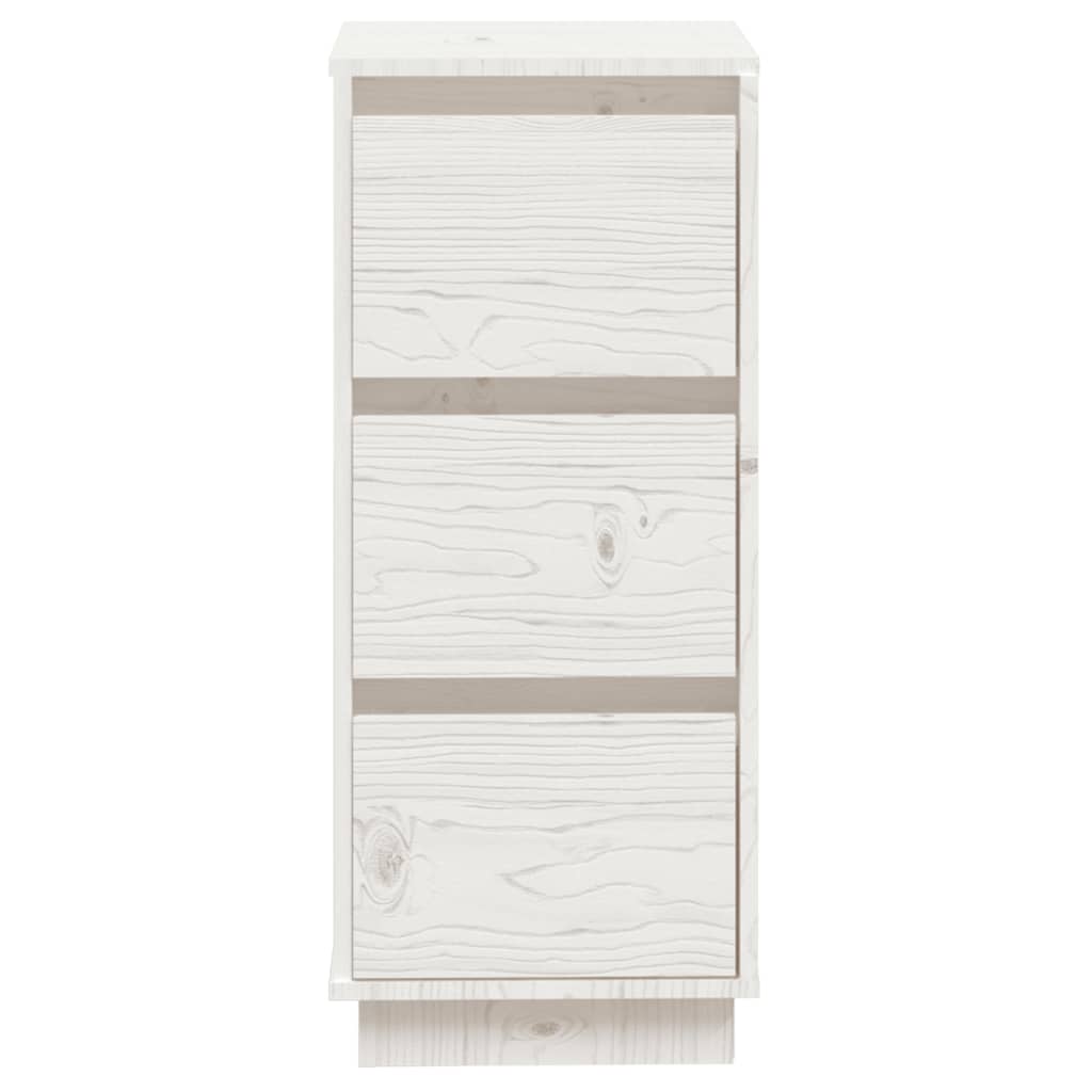 skænke 2 stk. 32x34x75 cm massivt fyrretræ hvid