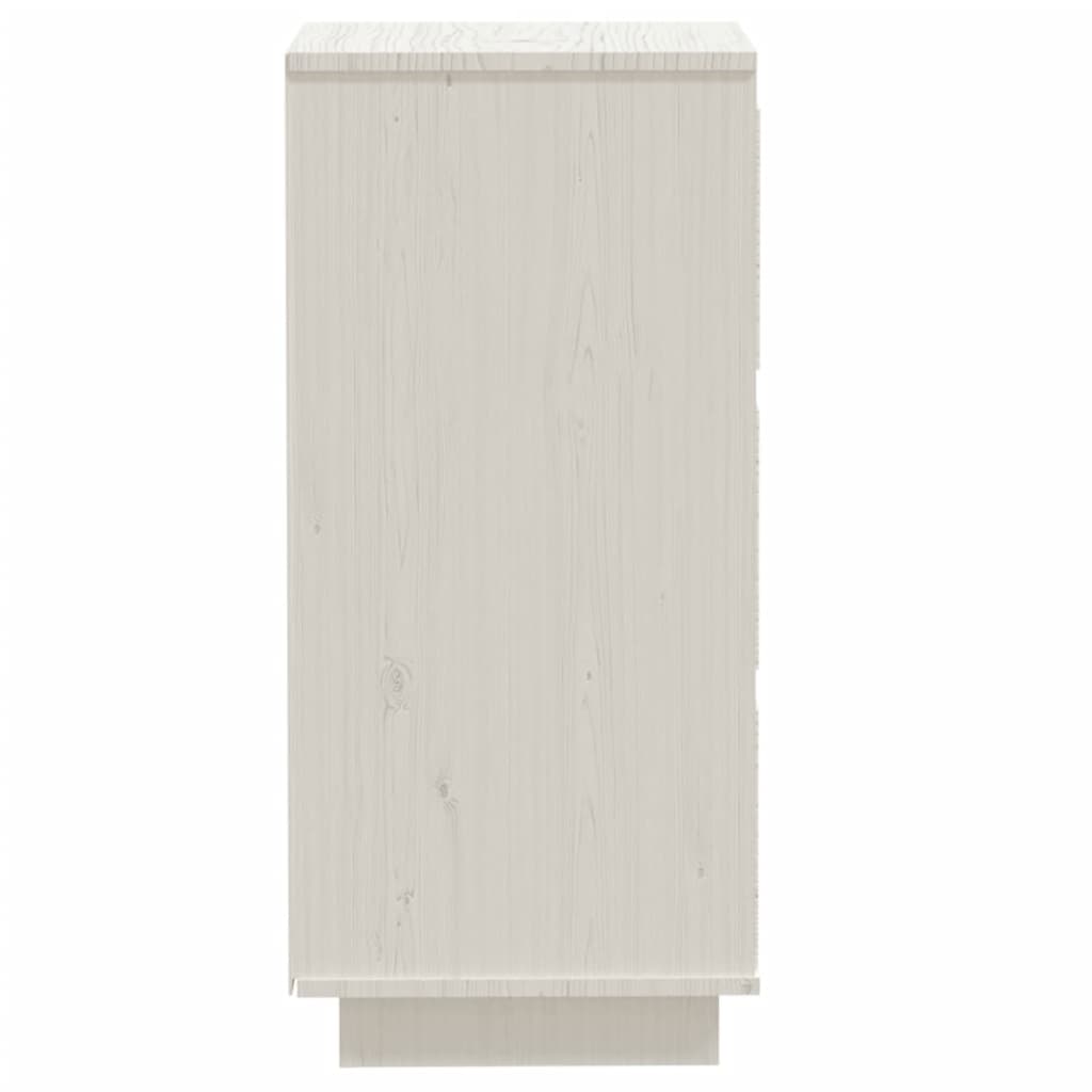 skænke 2 stk. 32x34x75 cm massivt fyrretræ hvid