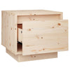 sengebord 35x34x32 cm massivt fyrretræ