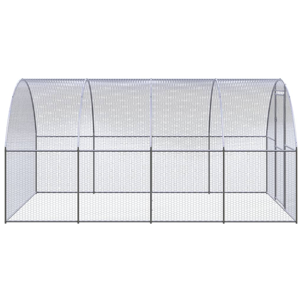 hønsehus 3x4x2 m galvaniseret stål