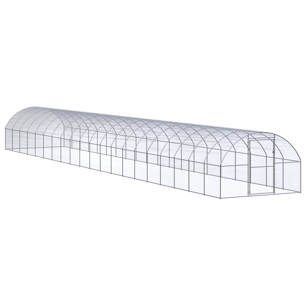hønsehus 3x20x2 m galvaniseret stål