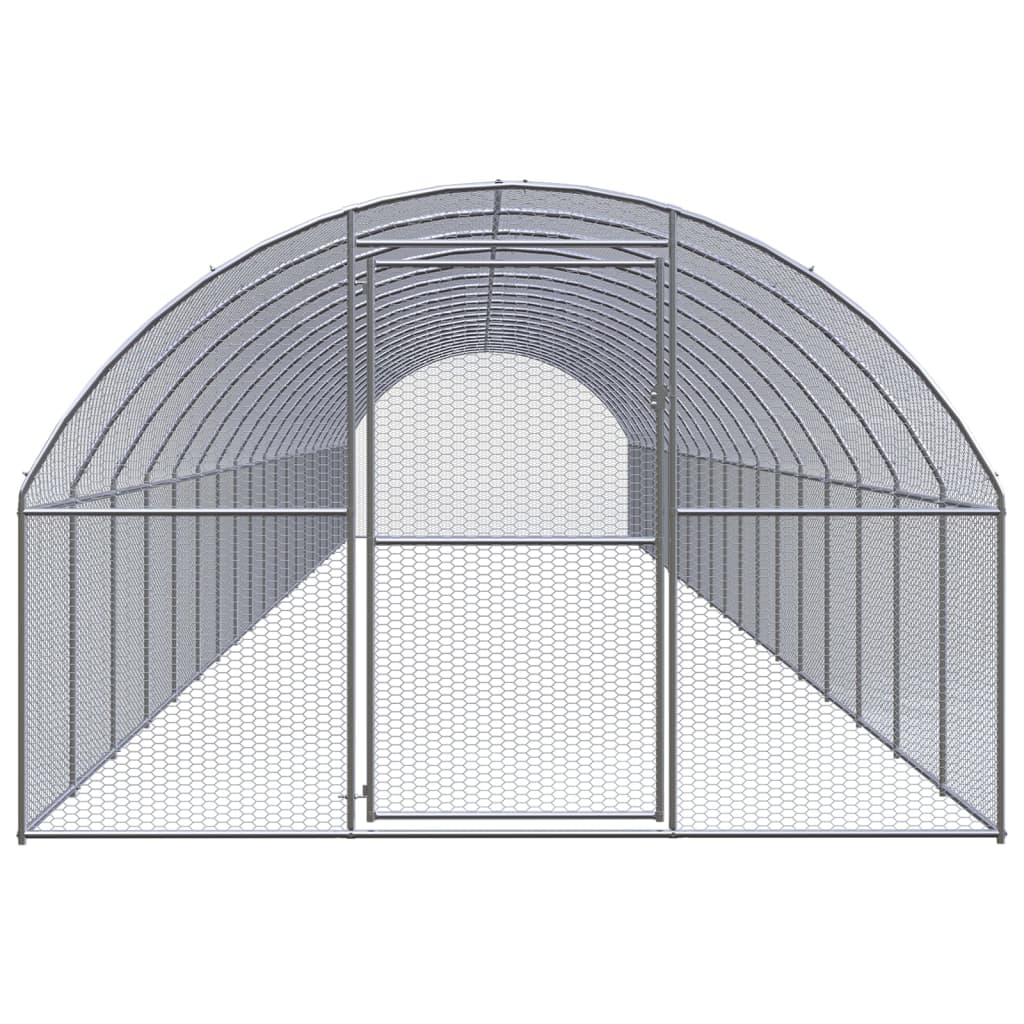 hønsehus 3x20x2 m galvaniseret stål