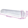 hønsehus 3x20x2 m galvaniseret stål