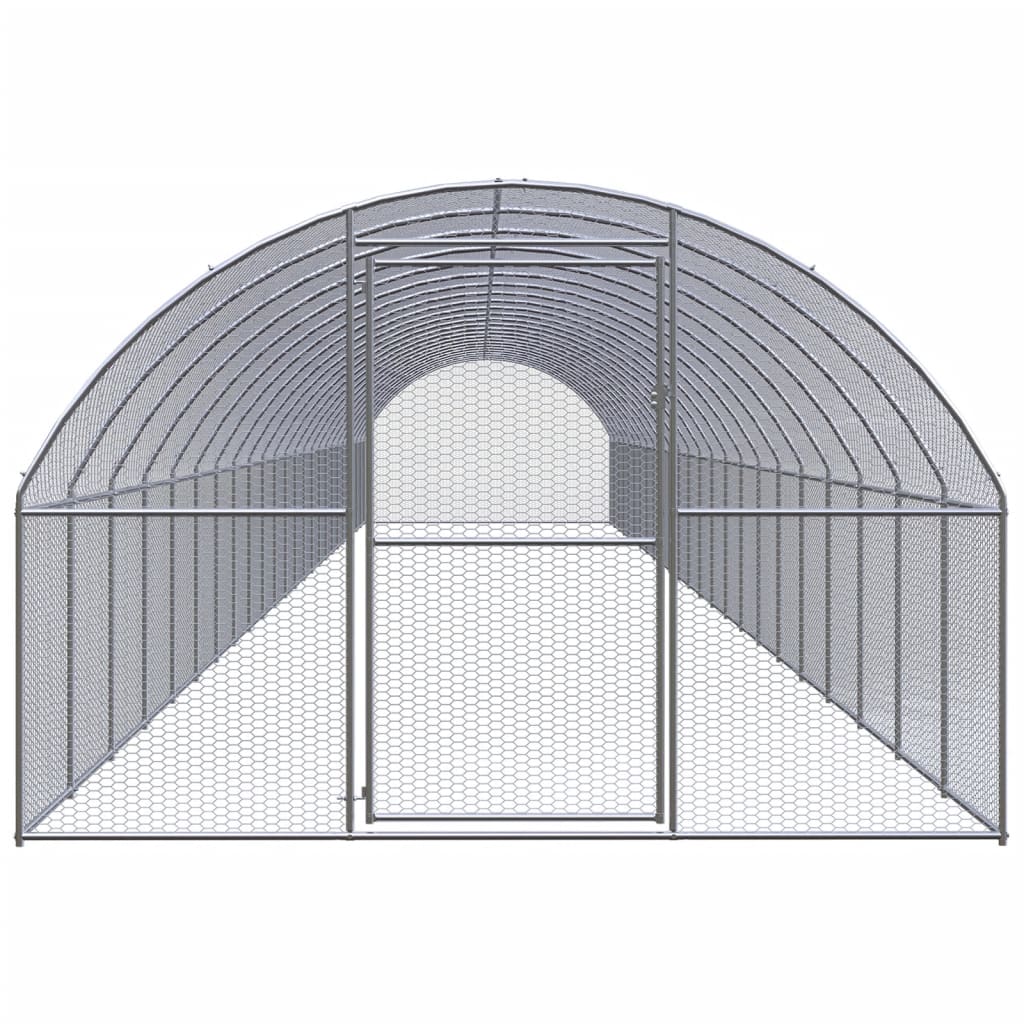 hønsehus 3x24x2 m galvaniseret stål