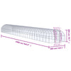 hønsehus 3x24x2 m galvaniseret stål