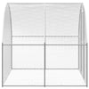 hønsehus 3x2x2 m galvaniseret stål