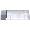 hønsehus 3x6x2 m galvaniseret stål