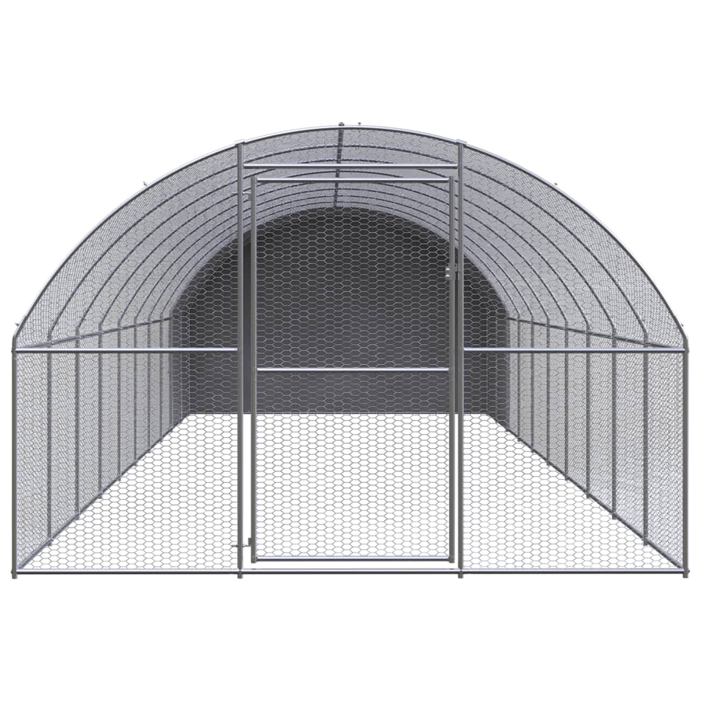 hønsehus 3x10x2 m galvaniseret stål