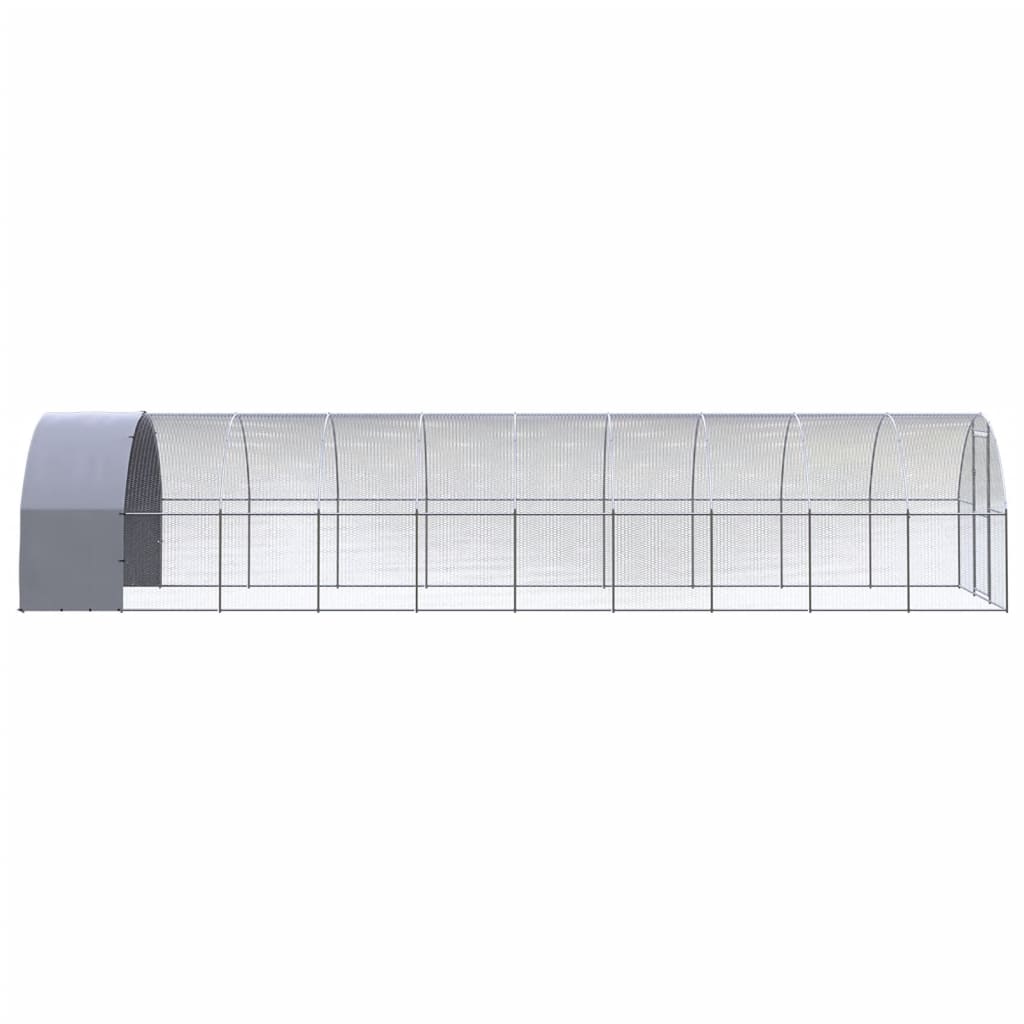 hønsehus 3x10x2 m galvaniseret stål