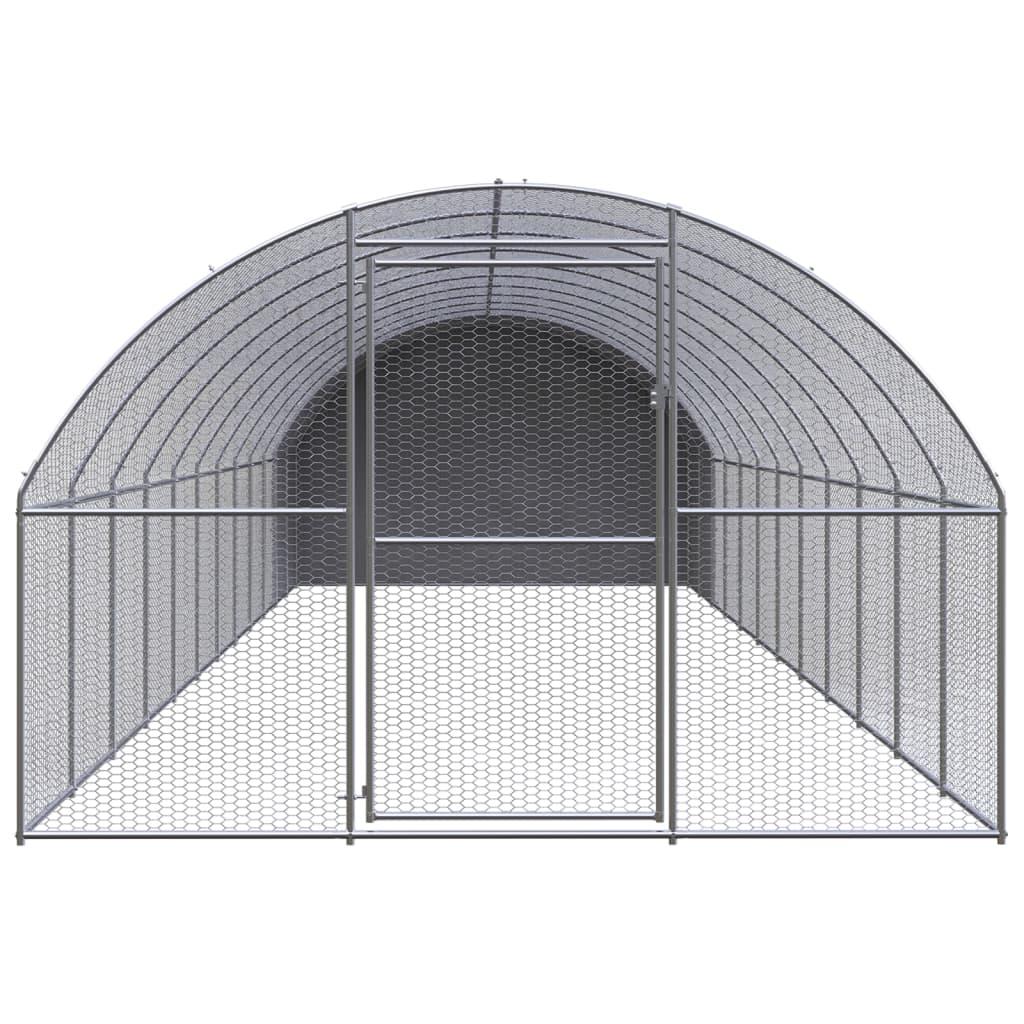 hønsehus 3x12x2 m galvaniseret stål